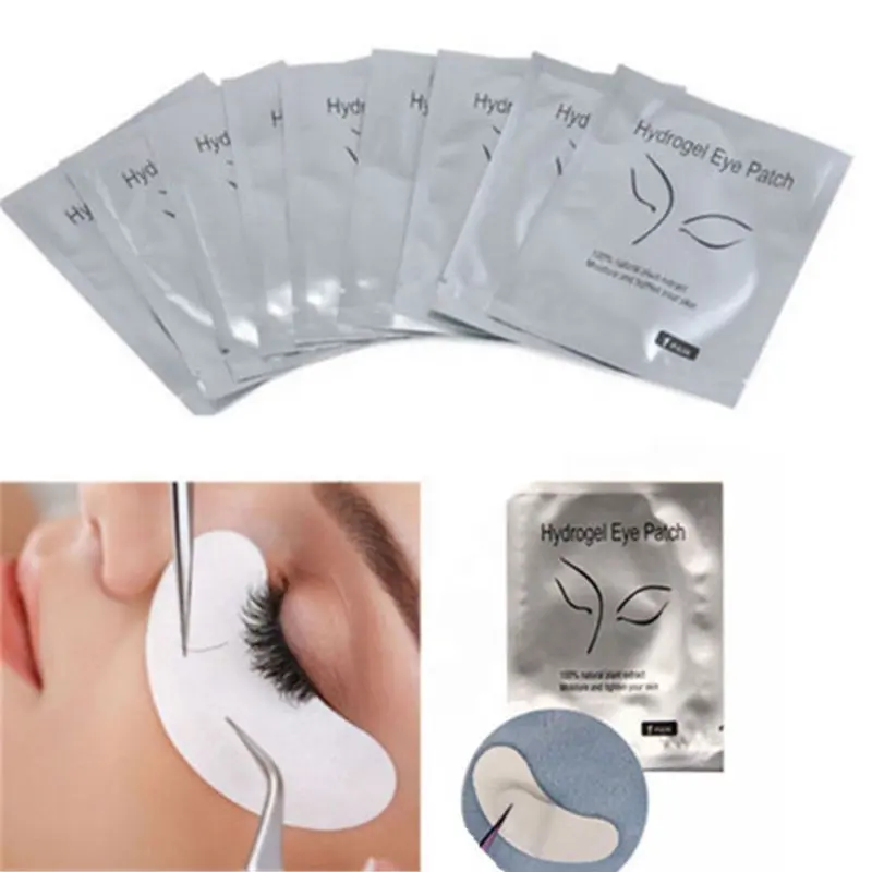 Professionele Vocht Eye Pads Ooglap Masker Voor Wimper Verlenging En Wimper Permanenten Lifting 50 Stks/zak