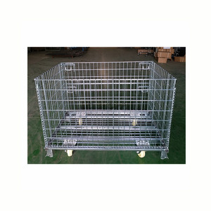 Yüksek kaliteli galvanizli depo teli depolama kafesi istifleme paleti örgü kafes - Product Image 6