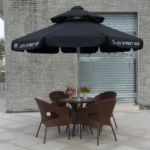 3*3M Reclame Outdoor Vierkante Leisure Midden Post Paraplu Koffie Winkel, Cafe, Restaurant Tuin Paraplu