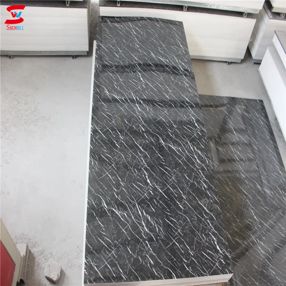 Marble Pvc Sheet Pvc Material Home Office Decor Panel Marble Surface UV Coated Pvc Sheet Price