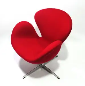 2019 Ev mobilya döner tarzı oturma odası boş sandalye Arne Jacobsen döner sandalye