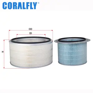 CORALFLY डीजल इंजन एयर फिल्टर तत्व 7y-1323 8n-2556 8n-6309 8n2556 8n6309