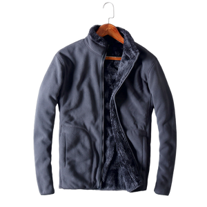 Veste tactique polaire nouvelle avec support à fermeture éclair personnalisée teinte coupe-vent Style extérieur hiver hommes chaud confortable doux garçon <span class=keywords><strong>noir</strong></span> - Product Image 2