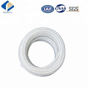 Nuevo tipo 2018 mejor precio barato suave tubo de goma trenzado de silicona transparente - Product Image 5