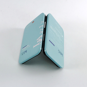 Caja de cigarrillos <span class=keywords><strong>rectangular</strong></span> de estaño, caja de lata de regalo, gran oferta, embalaje de jabón personalizado de Metal pequeño, hojalata de grado alimenticio, grabado reciclable - Product Image 5