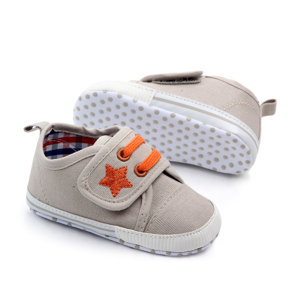 New arrival high quality canvas boy baby toddler shoes