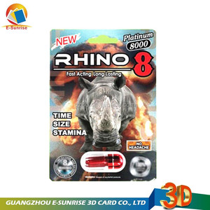 כרטיס אריזה תלת מימדי לכדורי מין / כרטיס אריזה לכדורי הגברת כוח הגברא ריינו - Product Image 2