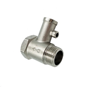 Soupape de sécurité pour <span class=keywords><strong>chauffe</strong></span>-<span class=keywords><strong>eau</strong></span> électrique en laiton, 8 bar, 1/2 pouce, sans poignée - Product Image 2