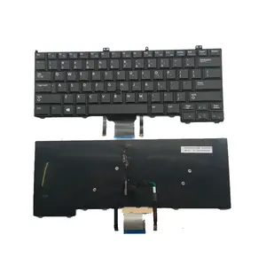 Nuevo Teclado retroiluminado de EE. UU. para teclado portátil Dell E7440 al por mayor de