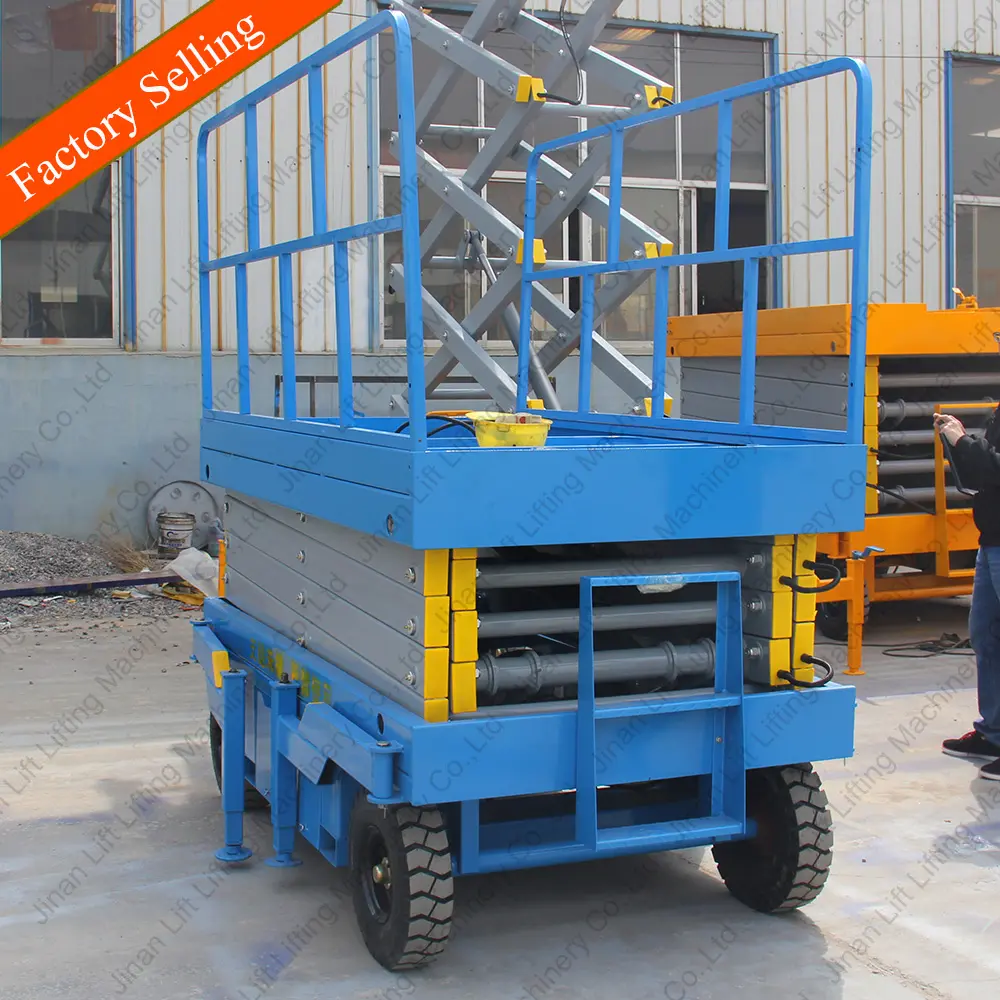 Hydraulic small scissor man lift crane for maintenance