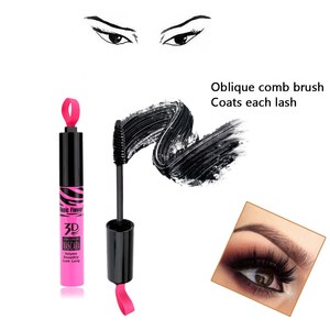 Música flor grueso ojo negro marca mascara maquillaje alargamiento curling Eye <span class=keywords><strong>Lash</strong></span> cosméticos maquillaje impermeable 3D <span class=keywords><strong>rimel</strong></span> - Product Image 3