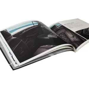 A4 Size Custom Embossed Cover Matte Paper Magazine Printing