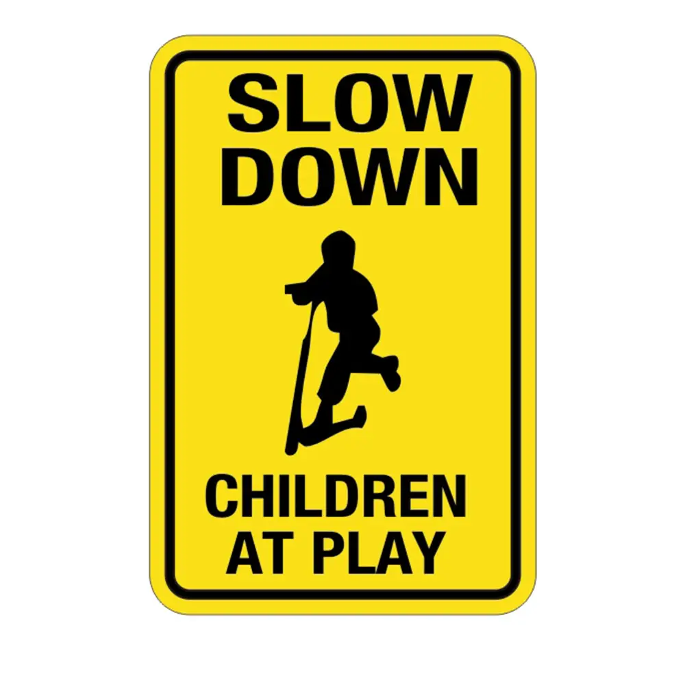 S084A New Design Best Price OEM Accept Alert Kid Safety Sign Traffic Factory In China