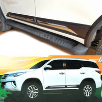 Accessoires de voiture en plastique ABS revêtement de carrosserie de moulage latéral convient au kit de carrosserie Fortuner 2016