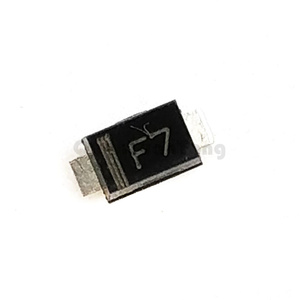 Diode redresseuse à récupération rapide, diode <span class=keywords><strong>SMD</strong></span>, diode <span class=keywords><strong>FR107</strong></span>, diode standard GEN PURP 1000V 1A SOD-123, montage traversant, originale - Product Image 1