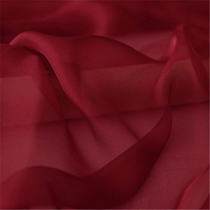 Tessuto in <span class=keywords><strong>Chiffon</strong></span> <span class=keywords><strong>di</strong></span> <span class=keywords><strong>Seta</strong></span> <span class=keywords><strong>di</strong></span> Gelso 100% Tinta Unita, Morbido, Sottile, Trasparente, <span class=keywords><strong>di</strong></span> Alta Qualità, Molto Venduto, per Abiti Estivi e Sciarpe - Product Image 1