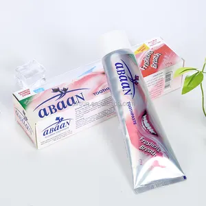 ISO GMP Refreshing Probiotic Fluoride Abaan Toothpaste Factory