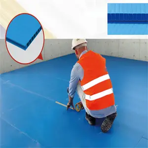 Flame/ Fire Retardant Twinwall Polypropylene PP Hollow Sheets Corflute Rolls Black Hard CORREX SHEETS Temporary Floor Protector