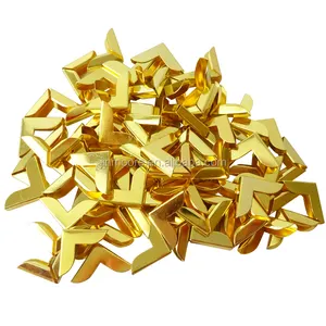 Boîte à bijoux en or MC10, accessoires de mode, coins des bords
