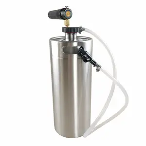 Thermos soda coffee dispenser keg stirrer with cartridge