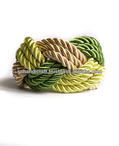 Bracelets en cordon de soie, bracelet en corde, bracelet en soie, collection unique faite à la main - Product Image 2
