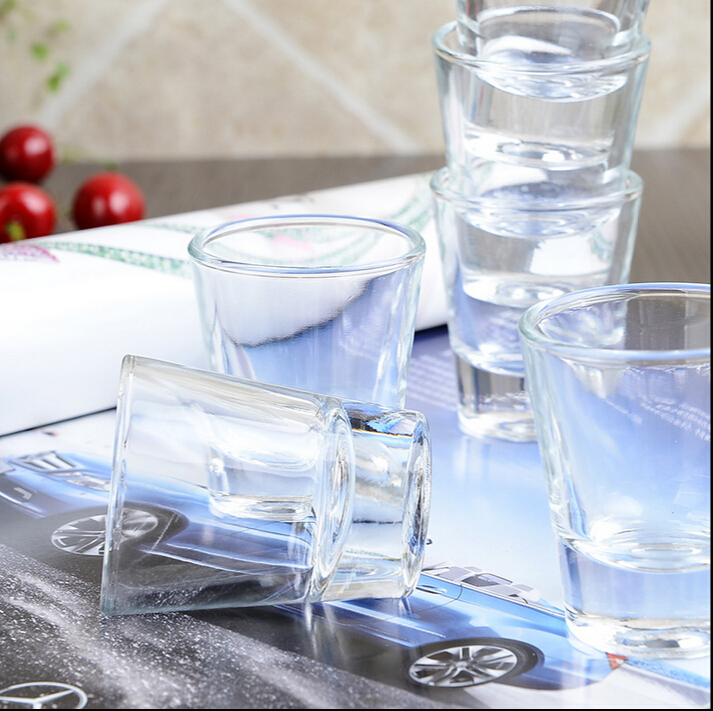 30ml mini wine glass shot glass food grade clear OEM shot glass cups
