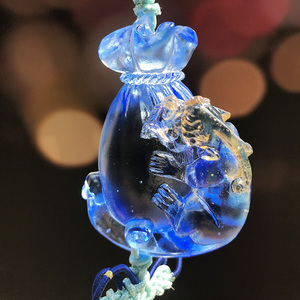 Hecho a mano de cristal de color de vidrio colgante salvo <span class=keywords><strong>Feng</strong></span> <span class=keywords><strong>Shui</strong></span> - Product Image 4