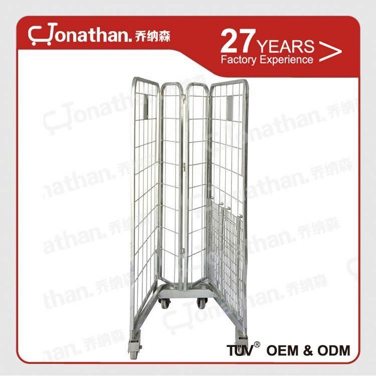 Roll containerH Складского хранения торговый стали nestable клетке тележка