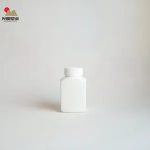 Bottiglia di plastica vuota della pillola della bottiglia della medicina di HEPD di rettangolo 150ml con il coperchio a vite