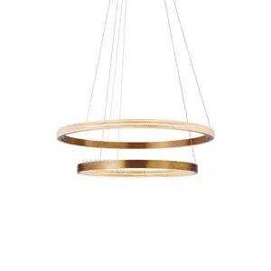 Großhandel blitz led-leuchten zimmer-MARSDEN moderne mode led ring angepasst anhänger lampe blitz lampen anhänger kronleuchter