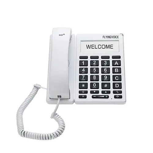 Hot sell 2.4GHz Unlicensed Band, Support WiFi Uplink and AP Mode Wireless VoIP Phone with Big keys