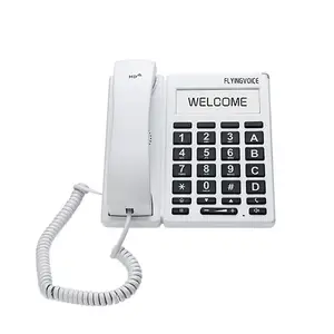 Hot sell 2.4GHz Unlicensed Band, Support WiFi Uplink and AP Mode Wireless VoIP Phone with Big keys