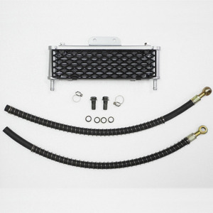 Pit Bike moto refroidisseur d'huile radiateur M10 pour <span class=keywords><strong>140CC</strong></span> 150CC 160CC Kayo ESB <span class=keywords><strong>Apollo</strong></span> Honda Kawasaki 4 rangées Enduro Motocross pièces - Product Image 1