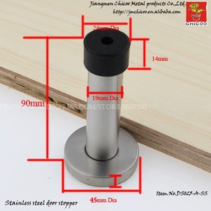 Kak — butoir de <span class=keywords><strong>porte</strong></span> murale en acier inoxydable, protection <span class=keywords><strong>pour</strong></span> salle de bains - Product Image 5