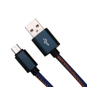 2018 Nouvelle arrivée 1 M/1.5 M/2 M Nylon Type-c USB câble, charge rapide pour mobile téléphone