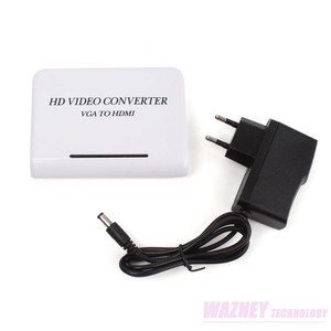<span class=keywords><strong>Adaptateur</strong></span> de convertisseur vidéo Audio VGA <span class=keywords><strong>vers</strong></span> <span class=keywords><strong>HDMI</strong></span> HD HDTV 1080P pour PC portable DVD - Product Image 4
