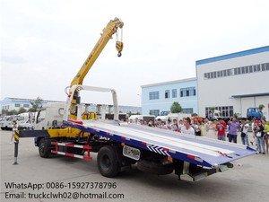 Strada <span class=keywords><strong>recovery</strong></span> auto 2-6 ton cina wrecker gru del camion - Product Image 4