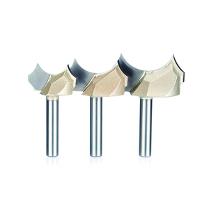 3-teiliges 1/2 Zoll Schaft Wolframkarbid Drachenball Holzfräser-Set für Holzbearbeitung - Product Image 1