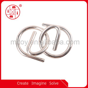 Nouveau casse-tête en fil métallique en acier au design original, <span class=keywords><strong>jeu</strong></span> de réflexion en métal - Product Image 3