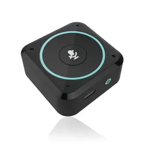 Оптовые продажи alexa для авто-Автомобильный зарядник Alexa с поддержкой Bluetooth 4,2 и видео, поддержка голосового управления через Amazon Alexa, AUX-выход, устройство отслеживания gps