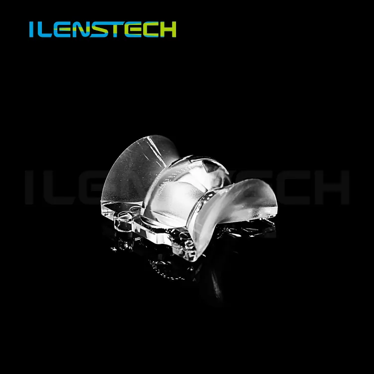 Ilenstech 광학 플라스틱 렌즈 1w 3w led 가로등 렌즈 10x120 3535 3030 5050 smd led 렌즈