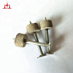 Clavos para Techos de Acero Electrogalvanizado de Alta Calidad, Tipo Vástago Liso con Arandela de Papel, Clavos para Furring con Arandela - Product Image 4