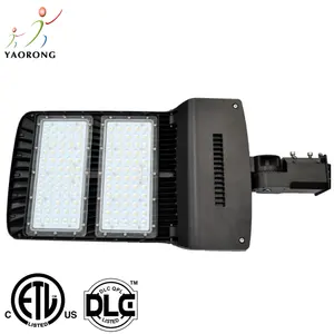 Светодиодный уличный фонарь 300 Вт ETL DLC премиум-класса, может достигать 150 лм/Вт по лучшей цене IP65 IK10