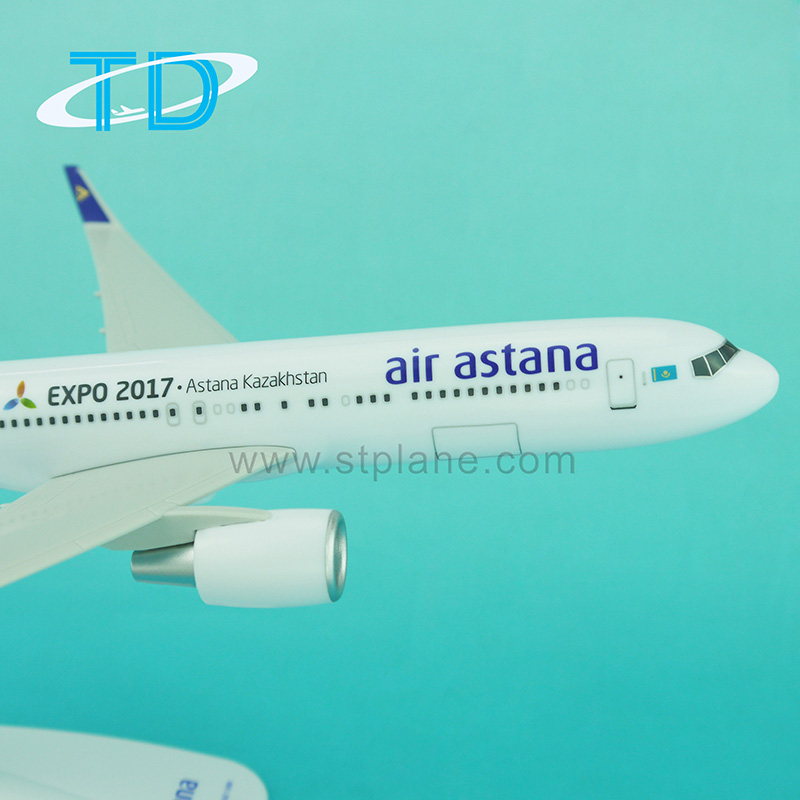 Fashion Gifts Air ASTANA B767-300 Die Cast Plane Model 1/200