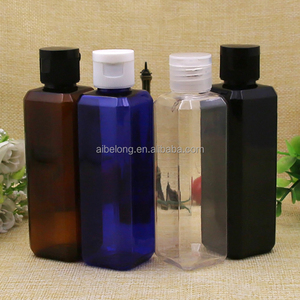 IBELONG 100ml Ambre Bleu Clair Blanc Carré En Plastique PET Lotion Toner Bouteille avec <span class=keywords><strong>Flip</strong></span> Top Cap Fournisseur - Product Image 5