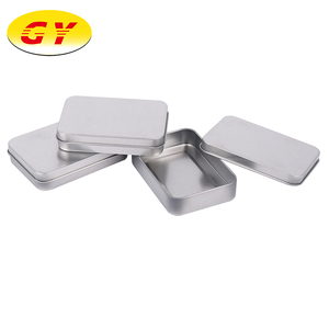 Concurrentiel <span class=keywords><strong>prix</strong></span> rectangle argent cadeau tin can fabricant en Chine - Product Image 3