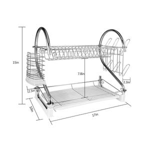 Wideny-<span class=keywords><strong>escurreplatos</strong></span> de plástico con cubierta, cocina moderna para el hogar, 3 niveles, verde, ecológico, tipo casa, extraíble - Product Image 2