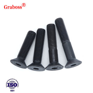 Chìm ổ cắm đầu capflat đầu vít M3 M4 M5 M6 M8 M10 M12 Đen phẳng GB M6 x 16 Nylon Máy Vít đen chống trộm vít 820 - Product Image 3