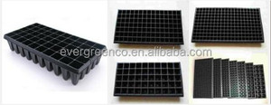 Bandeja de cultivo de flores de <span class=keywords><strong>verduras</strong></span> de germinación de plantas de semillas de plástico duradero en 21 32 50 72 105 128 celdas - Product Image 6