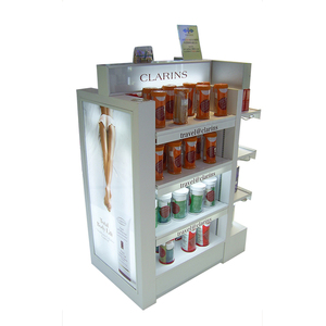 LUX ที่กำหนดเองที่มีคุณภาพสูงร้านเครื่องสำอางตู้ร้านค้าชั้นวางสำหรับร้านค้าเฟอร์นิเจอร์,ชั้นวางจอแสดงผลเครื่องสำอาง - Product Image 2